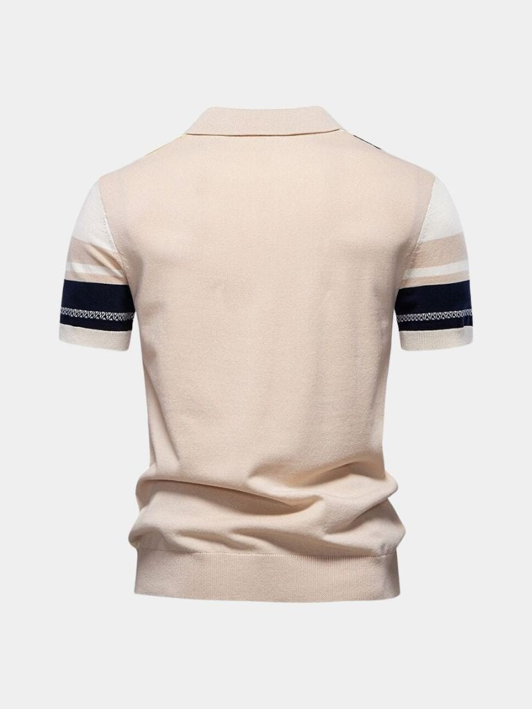 Hector | Retro Vertical-Stripe Polo