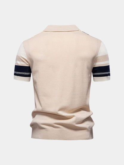 Hector | Retro Vertical-Stripe Polo