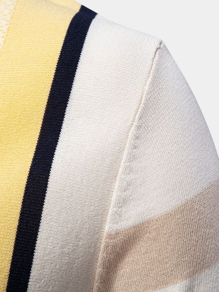 Hector | Retro Vertical-Stripe Polo