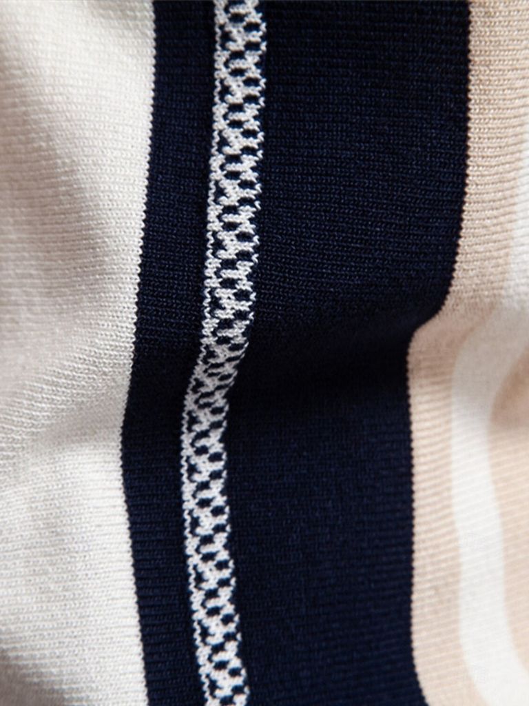 Hector | Retro Vertical-Stripe Polo