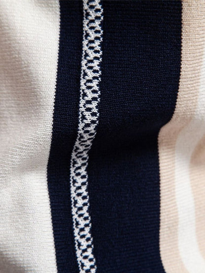 Hector | Retro Vertical-Stripe Polo