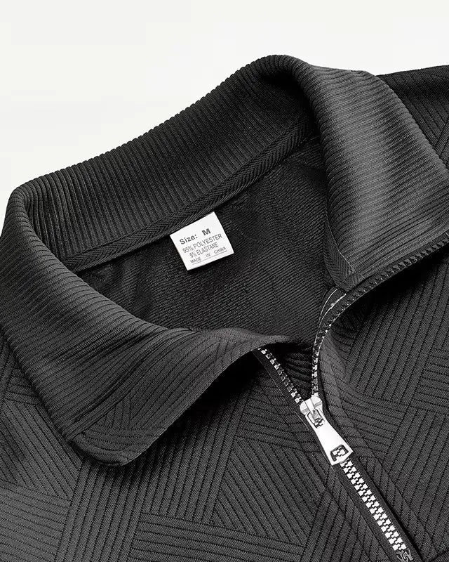 Henry | Cream Cable-Knit Half-Zip Jumper
