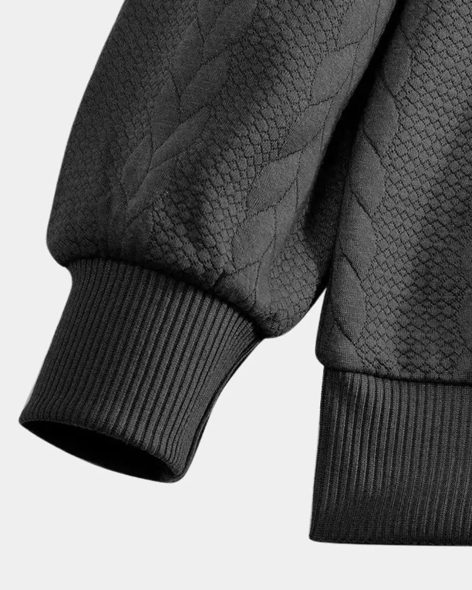 Henry | Cream Cable-Knit Half-Zip Jumper