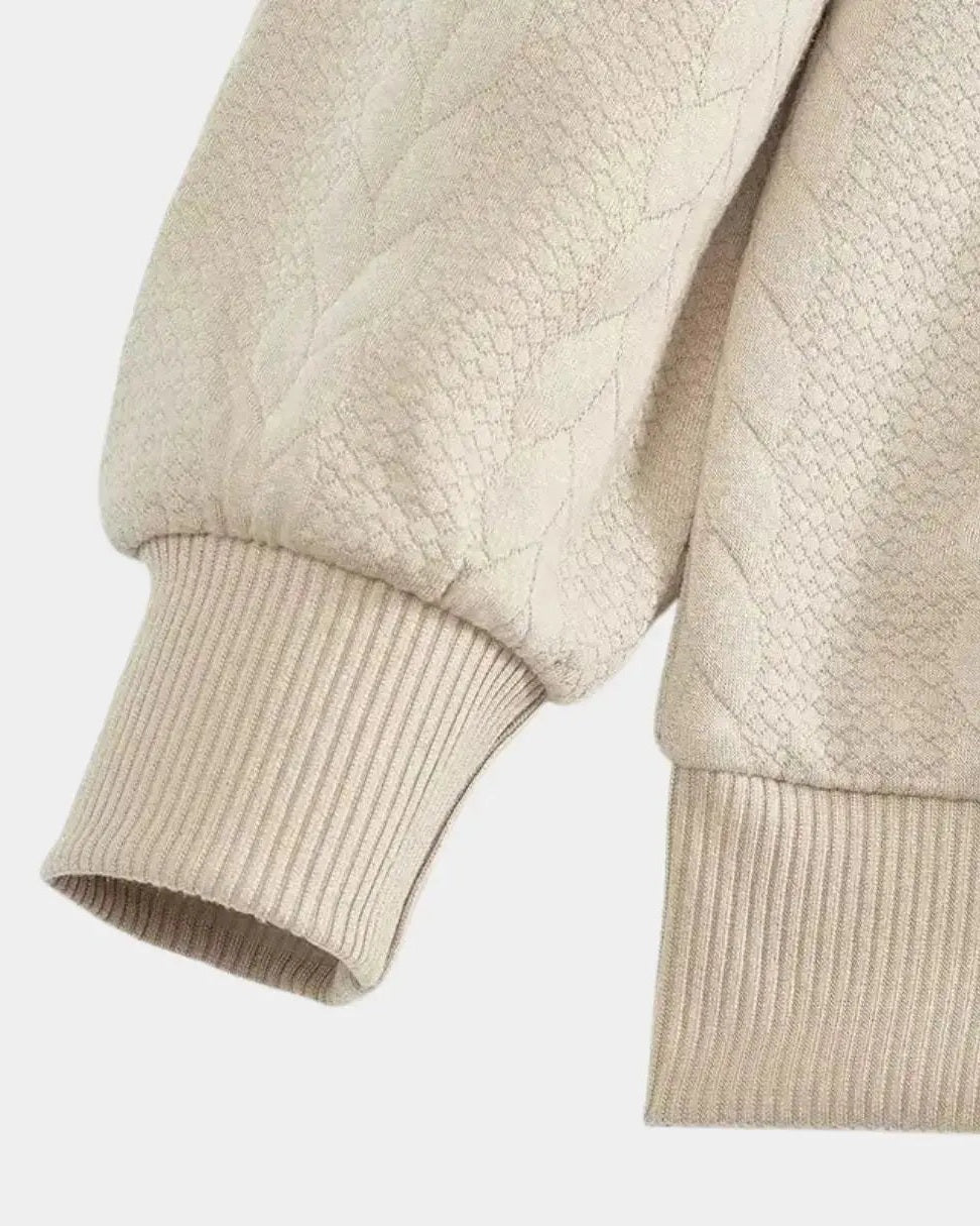 Henry | Cream Cable-Knit Half-Zip Jumper