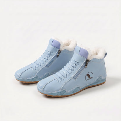 Lucy | Lace-Up Fleece-Lined Ankle Boots