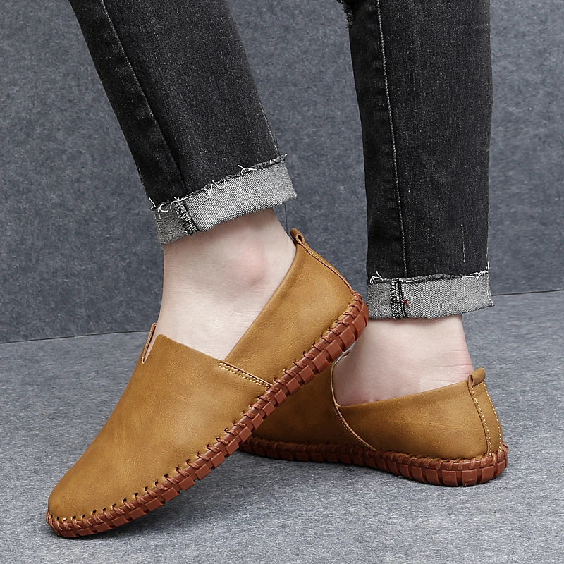 Stuart | Ibiza Leather Slip-Ons