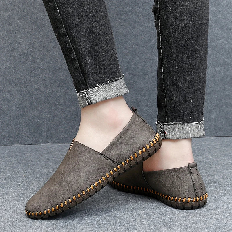 Stuart | Ibiza Leather Slip-Ons