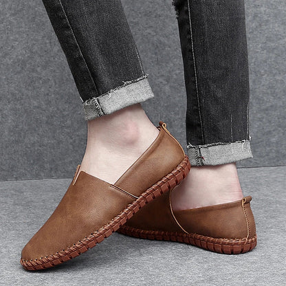 Stuart | Ibiza Leather Slip-Ons