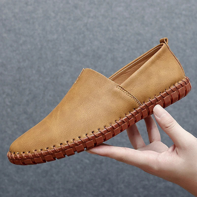 Stuart | Ibiza Leather Slip-Ons