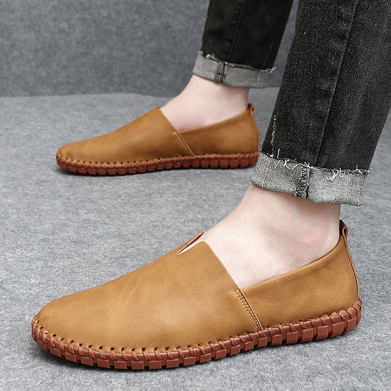 Stuart | Ibiza Leather Slip-Ons