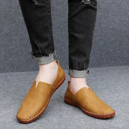 Stuart | Ibiza Leather Slip-Ons