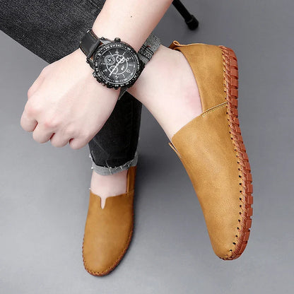 Stuart | Ibiza Leather Slip-Ons