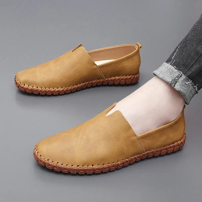 Stuart | Ibiza Leather Slip-Ons
