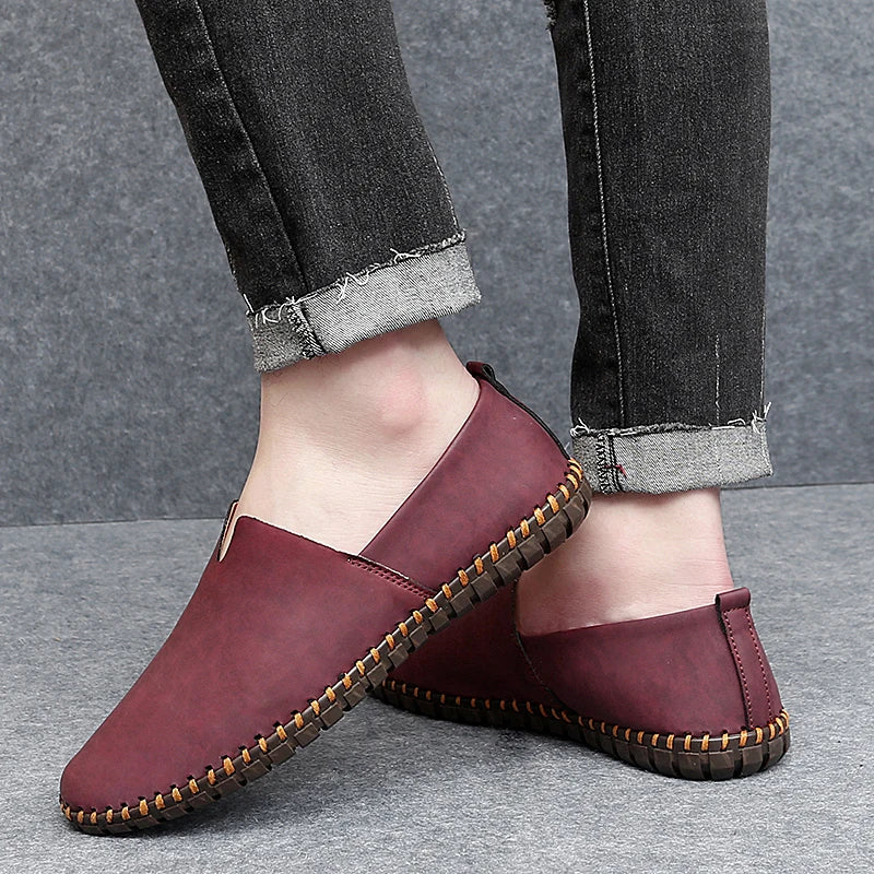 Stuart | Ibiza Leather Slip-Ons