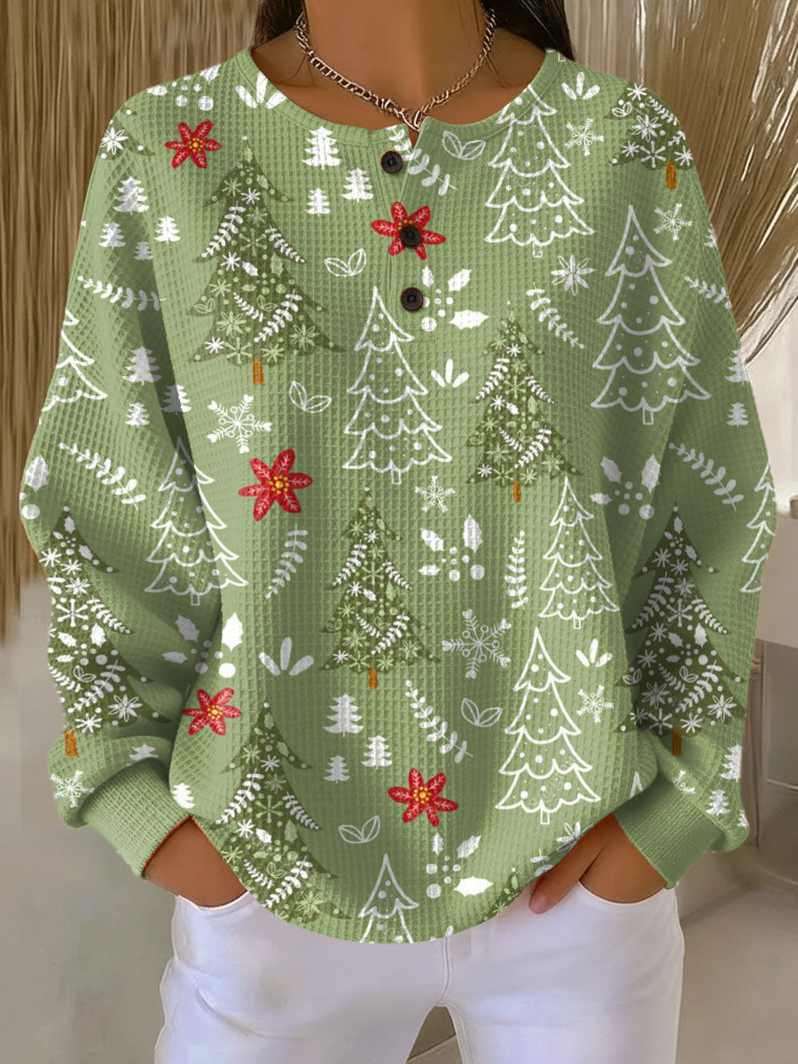 Heidi | Green Christmas Tree Jumper