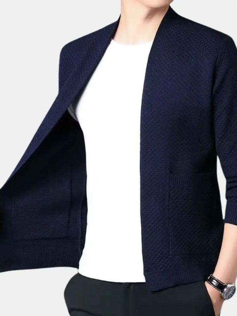 Jack | Camel Open-Front Knit Jacket