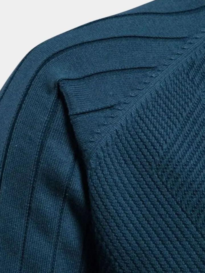 James | Taupe Zip Knit Jacket
