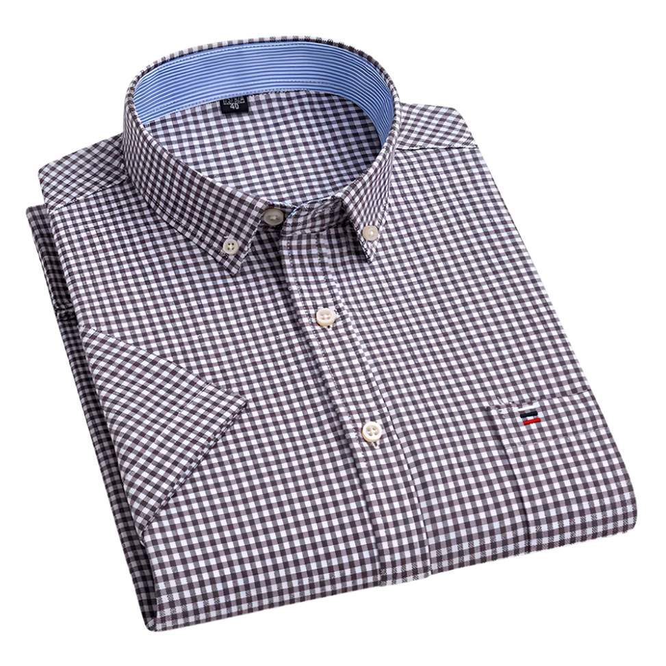 James | Light Blue Pinstripe Shirt