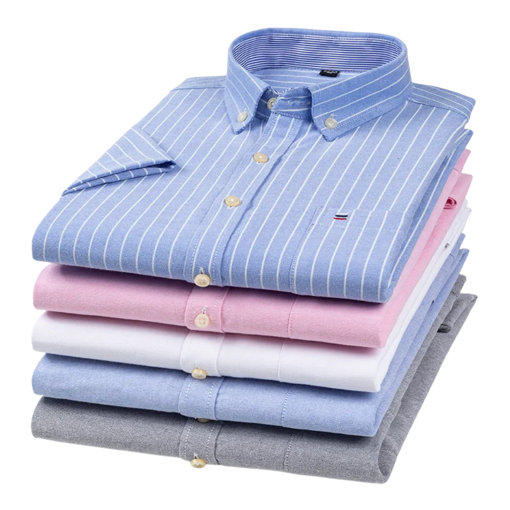 James | Light Blue Pinstripe Shirt