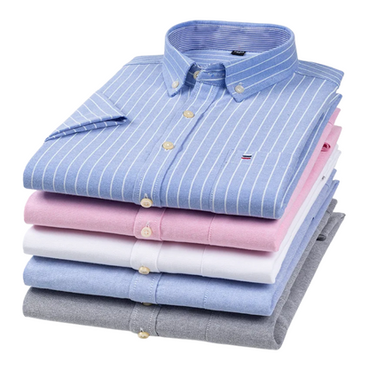 James | Light Blue Pinstripe Shirt