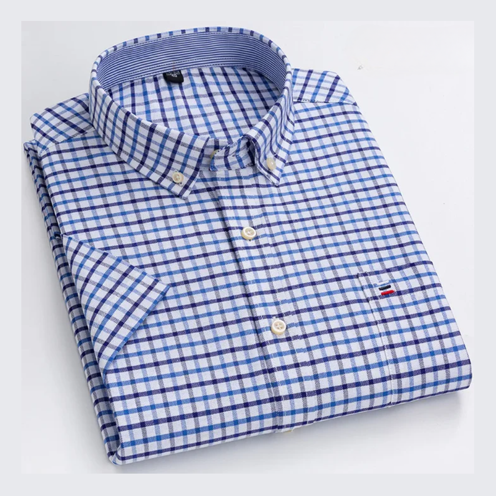 James | Light Blue Pinstripe Shirt