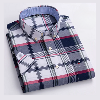 James | Light Blue Pinstripe Shirt
