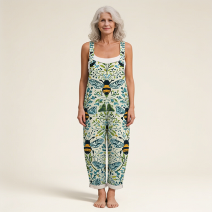 Sophie | Botanical Bee Dungarees