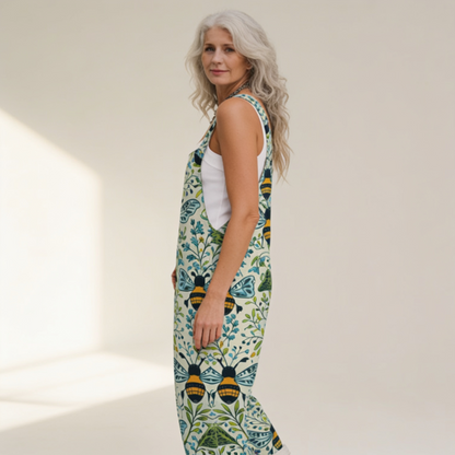 Sophie | Botanical Bee Dungarees