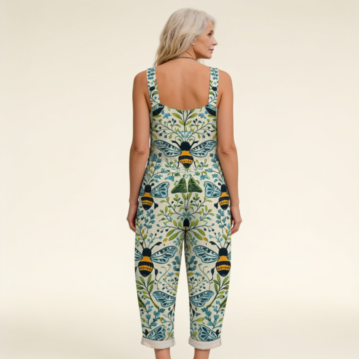 Sophie | Botanical Bee Dungarees