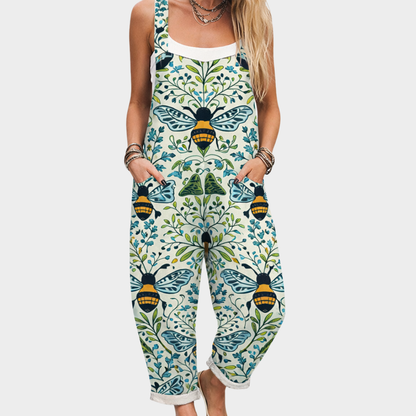 Sophie | Botanical Bee Dungarees