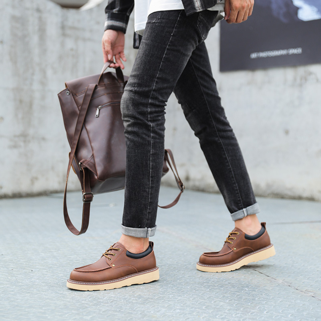 Jason | Retro Lace-Up Shoes