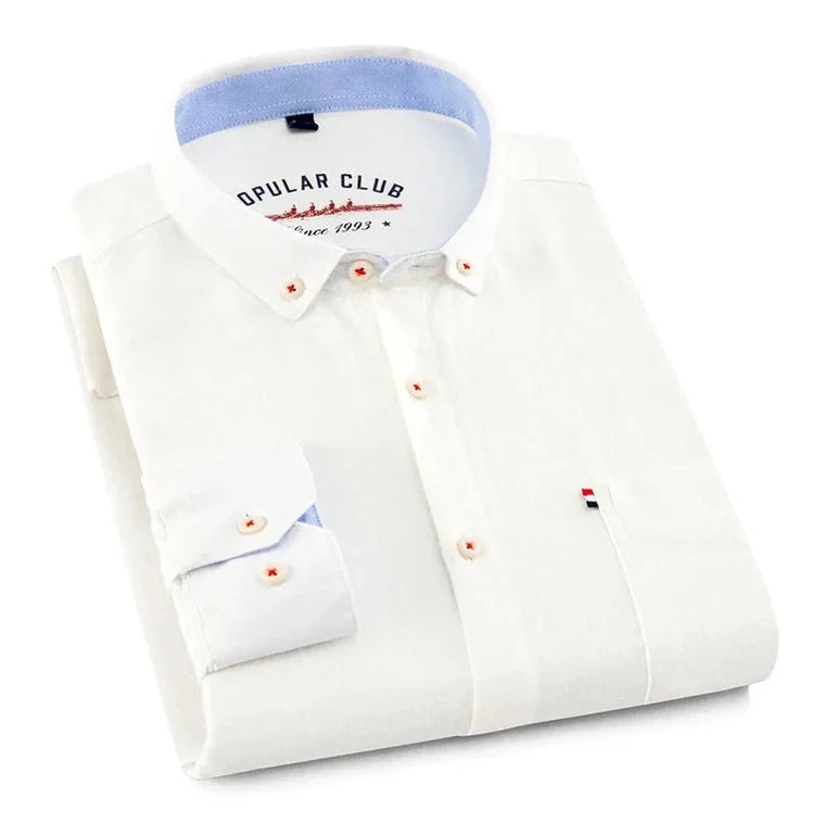 Peter | Cream Casual Button-Down Shirt
