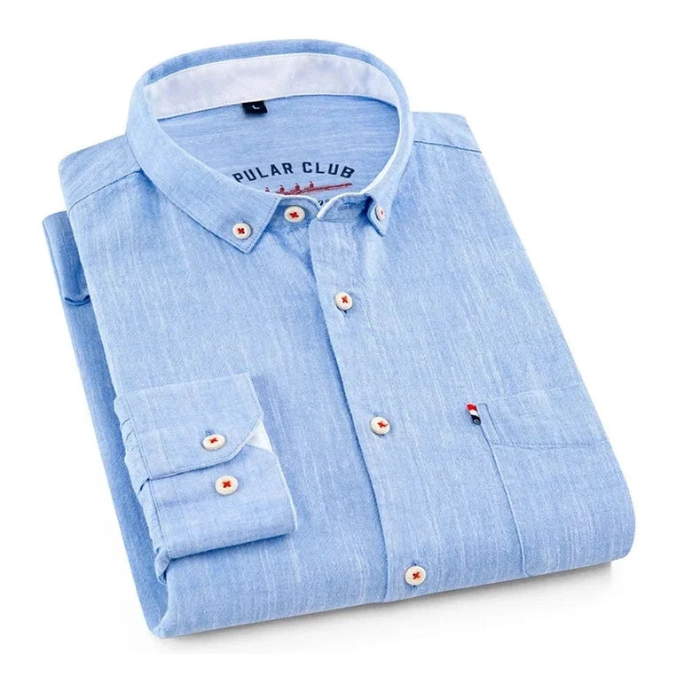 Peter | Cream Casual Button-Down Shirt