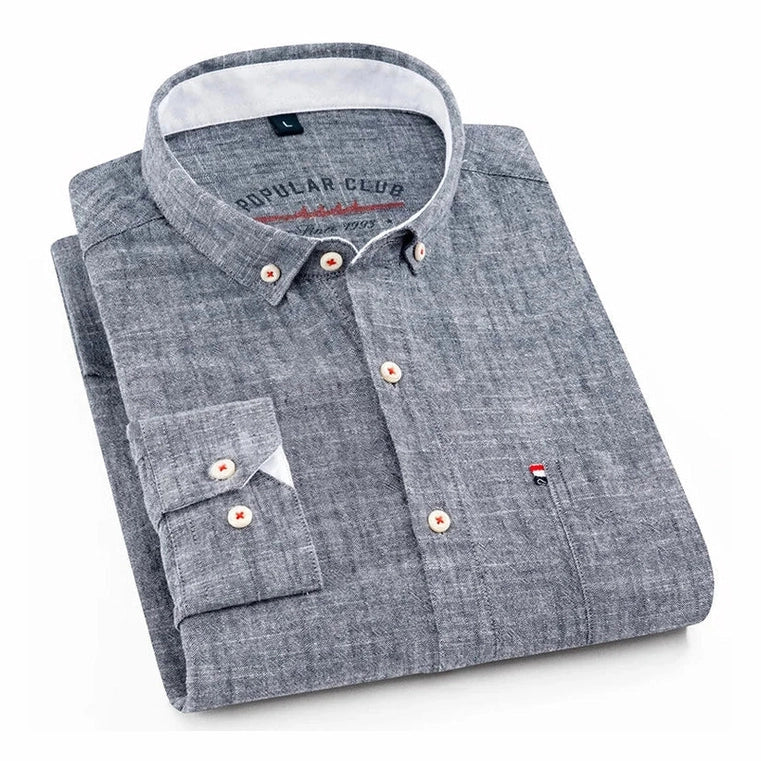 Peter | Cream Casual Button-Down Shirt