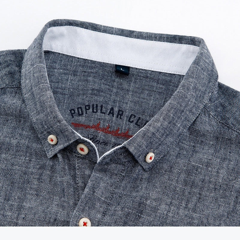 Peter | Cream Casual Button-Down Shirt