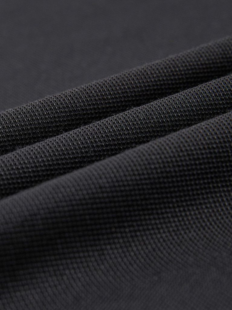 Joel | Black Contrast-Trim Polo