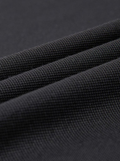 Joel | Black Contrast-Trim Polo