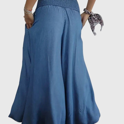 Josephine | Relaxed Blue Maxi Skirt