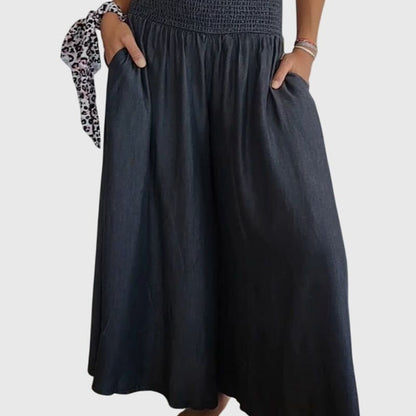Josephine | Relaxed Blue Maxi Skirt