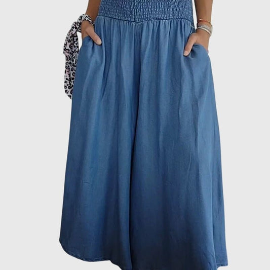 Josephine | Relaxed Blue Maxi Skirt