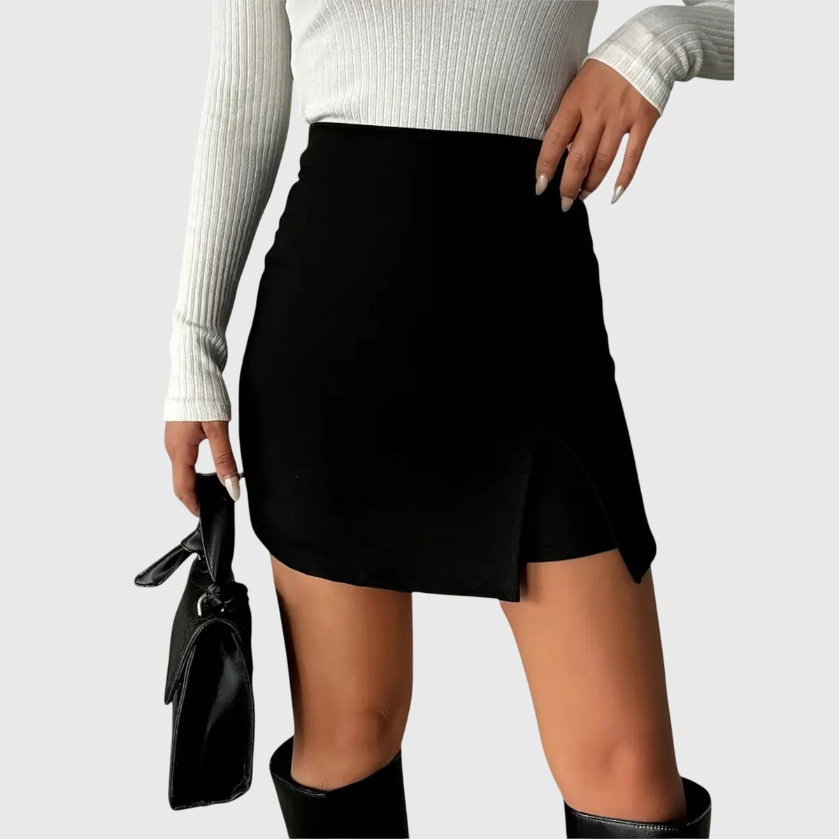 Josephine | Tailored Black Skort