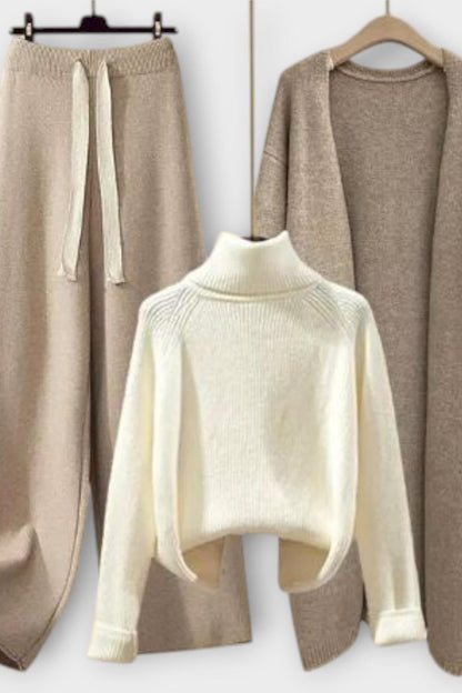 Joanne | Argyle Knit Jumper & Trouser Set