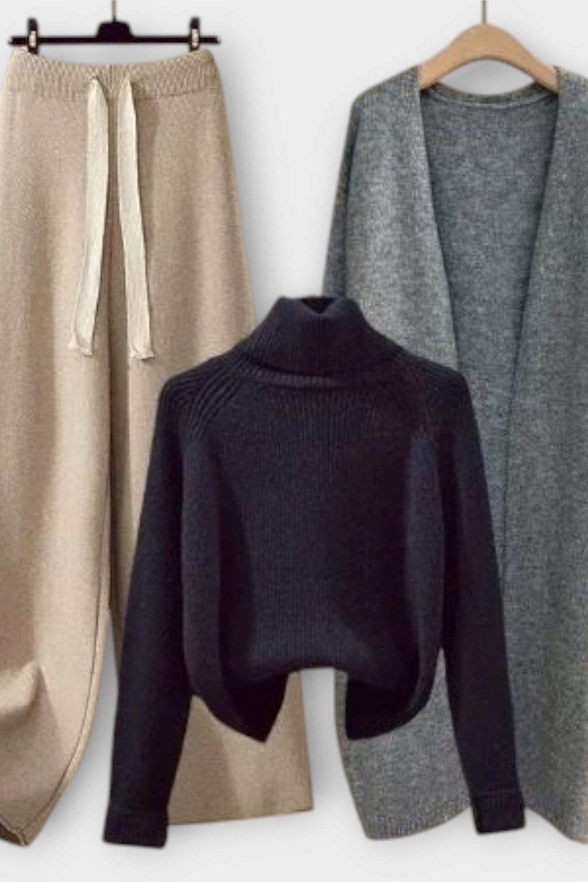Joanne | Argyle Knit Jumper & Trouser Set