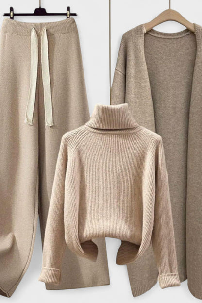 Joanne | Argyle Knit Jumper & Trouser Set