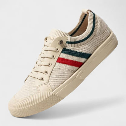 Jon | Striped Knit Trainers