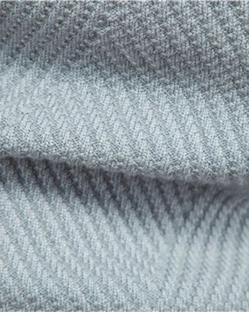 Joshua | Green Striped Crew-Neck Jumper
