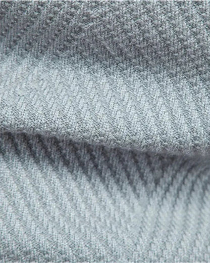 Joshua | Green Striped Crew-Neck Jumper