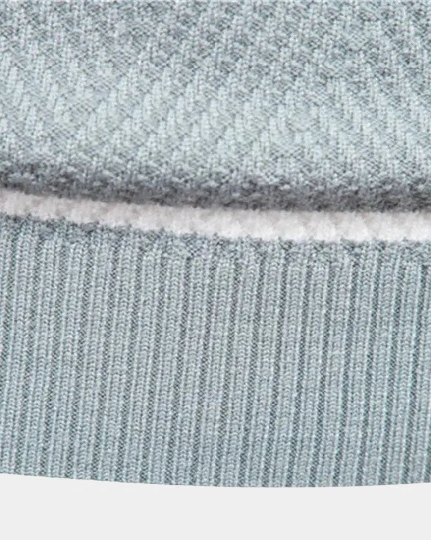 Joshua | Green Striped Crew-Neck Jumper