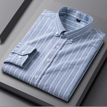 Robert | Green Multi-Stripe Shirt