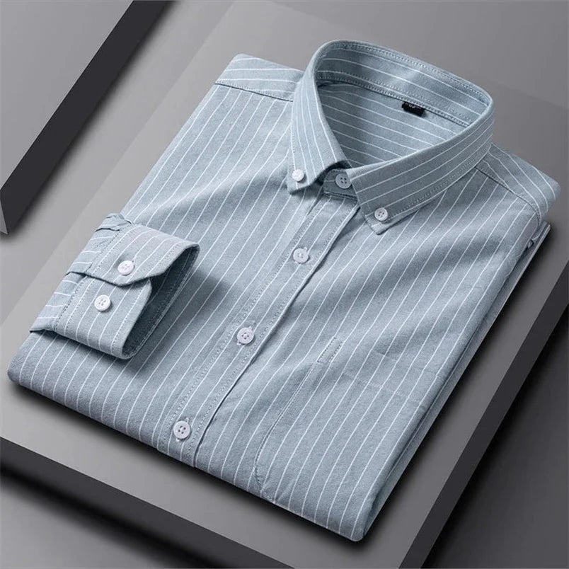 Robert | Green Multi-Stripe Shirt